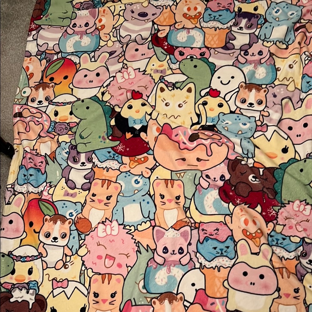 Moriah Elizabeth blanket approx 60”x80”
